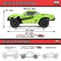 Preview: Arrma 1/10 FURY MEGA 550 2WD Short Course Truck RTR Green - ARA3221T1