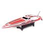 Preview: Proboat Impulse 32, V-Rumpf RC-Rennboot mit Brushless Motor, White/Red: RTR - PRB08037T2
