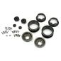 Preview: Proline 1/6 Black Rhino Armory Alum 2.9 Dual Offset SCX6 Wheels (2) Gunmetal - PRO282600