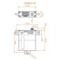 Preview: Spektrum A7100 MT/MS MG HV Wing Servo - SPMSA7100