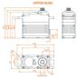 Preview: Spektrum H6360 Standard Digital HV Brushless Mid Torque Ultra Speed Heli Tail Servo - SPMSH6360