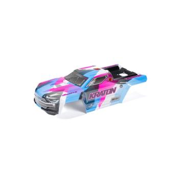 Arrma 1/8 Painted Body with Decals, Blue/Pink: KRATON 6S BLX V6 - ARA-1518