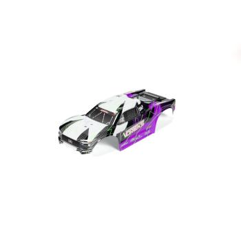 Arrma 1/10 Clipless Painted Trimmed Body Set with Decals Purple: VORTEKS 2WD - ARA-1556