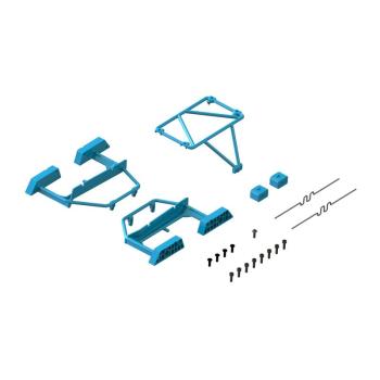Arrma Desert Truck Body Roll Cage Set, Blue: GROM - ARA-1569