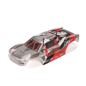 Arrma VORTEKS Clipless Painted Decaled Body, Red - ARA-2143