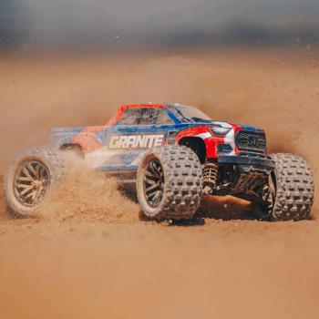 Arrma 1/18 GRANITE GROM MEGA 380 Brushed 4X4 Monster Truck RTR with Battery & Charger Blue - ARA2102T1