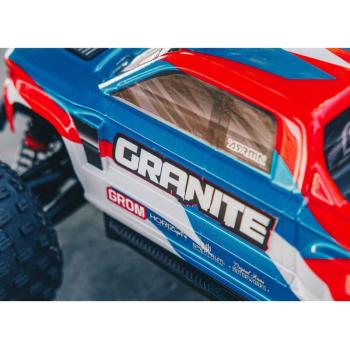 Arrma 1/18 GRANITE GROM MEGA 380 Brushed 4X4 Monster Truck RTR with Battery & Charger Blue - ARA2102T1