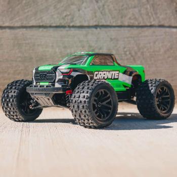 Arrma 1/18 GRANITE GROM MEGA 380 Brushed 4X4 Monster Truck RTR with Battery & Charger Green - ARA2102T3