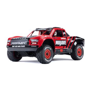 Arrma MOJAVE GROM MEGA 380 Brushed 4X4 Small Scale Desert Truck RTR with Battery & Charger Red/Black - ARA2104T1