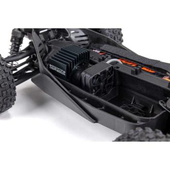Arrma TYPHON GROM MEGA 380 Brushed 4X4 Small Scale Buggy RTR with Battery & Charger Blue/Silver - ARA2106T1