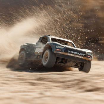 Arrma 1/16 MOJAVE GROM 223S DSC 4X4 RTR Brushless Desert Truck Offroad RC-Car, Black - ARA2304T1
