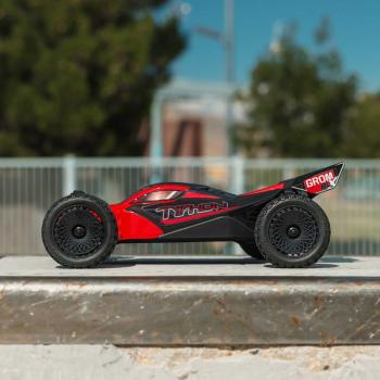 Arrma 1/14 TYPHON GROM 223S DSC 4X4 RTR Brushless Buggy Offroad RC-Car, Red - ARA2306ST1