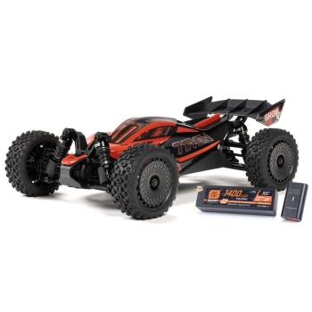 Arrma 1/14 TYPHON GROM 223S DSC 4X4 RTR Brushless Buggy Offroad RC-Car, Red - ARA2306ST1