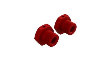 Arrma Aluminum Wheel Hex 17mm Red (2) - ARA310904