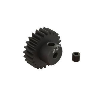 Arrma 24T 0.8Mod 1/8" Bore CNC Steel Pinion Gear - ARA311086