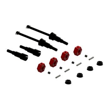 Arrma Metal Axle & Wheel Hex Set B (4): GROM - ARA311231