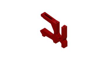 Arrma Sliding Motor Mount Red - ARA320468