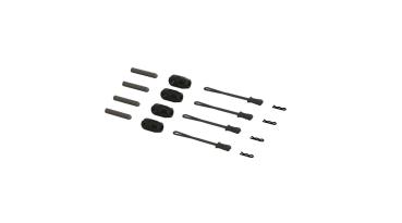Arrma Brace Rod Ends W/Pins And Retainers (4) - ARA320477