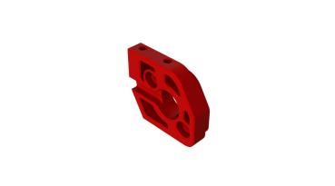 Arrma Aluminum Motor Plate (Red) - ARA320483