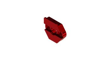 Arrma Sliding Motor Mount Plate 50 Series (Red) - ARA320538