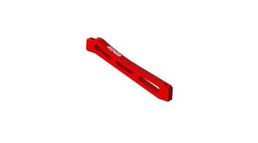 Arrma Front Center Chassis Brace Aluminum 98mm Red - ARA320564