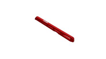 Arrma Rear Center Chassis Brace Aluminum 140mm Red - ARA320567