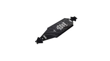 Arrma Aluminum Chassis CNC 7075 T6 LWB Black - ARA320570