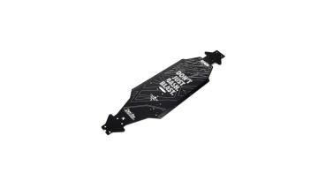 Arrma Aluminum Chassis CNC 7075 T6 LWB Black - ARA320571