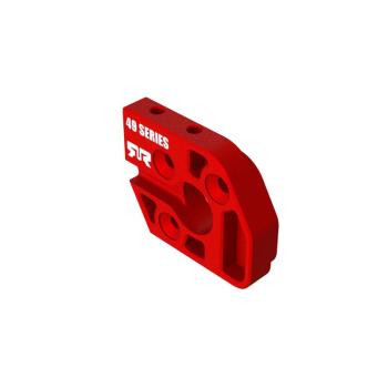 Arrma Aluminum Motor Plate 49 Series Red - ARA320603