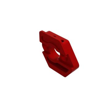 Arrma Sliding Motor Mount Plate 56 Series Red - ARA320722
