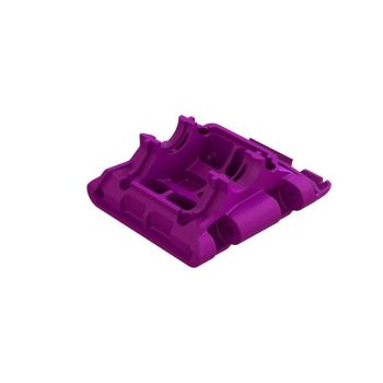 Arrma Rear Lower Skid/Gearbox Mount Purple - ARA320770