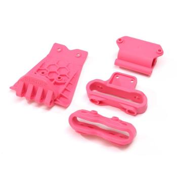 Arrma Lower Skid And Bumper Mount Set Pink - ARA320783