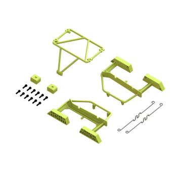 Arrma Desert Truck Body Roll Cage Set Yellow: GROM - ARA320819