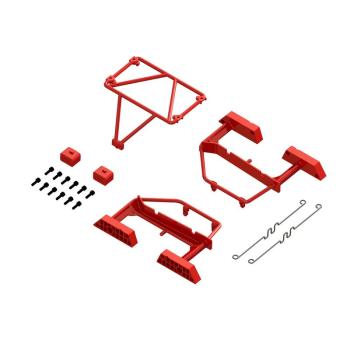 Arrma Desert Truck Body Roll Cage Set Red: GROM - ARA320820