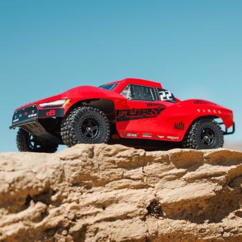 Arrma 1/10 FURY MEGA 550 2WD Short Course Truck RTR with Battery & Charger Red - ARA3221ST1