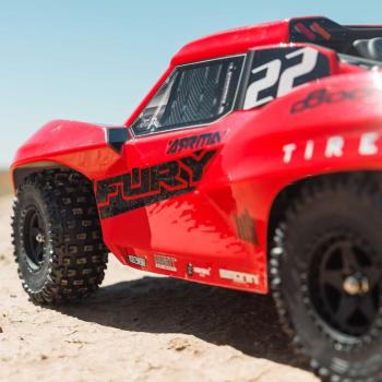Arrma 1/10 FURY MEGA 550 2WD Short Course Truck RTR with Battery & Charger Red - ARA3221ST1