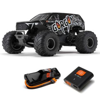 Arrma 1/10 GORGON 4X2 MEGA 550 Brushed Monster Truck Ready-To-Assemble Kit with Battery & Charger - ARA3230SKT1
