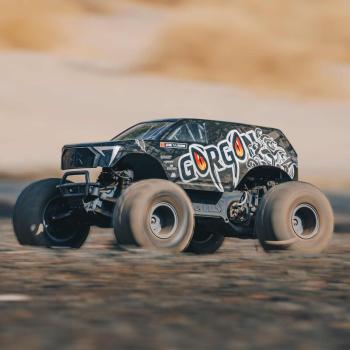 Arrma 1/10 GORGON 4X2 MEGA 550 Brushed Monster Truck Ready-To-Assemble Kit with Battery & Charger - ARA3230SKT1