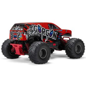 Arrma 1/10 GORGON 4X2 MEGA 550 Brushed Monster Truck RTR with Battery & Charger Red - ARA3230ST2
