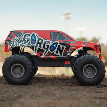 Arrma 1/10 GORGON 4X2 MEGA 550 Brushed Monster Truck RTR with Battery & Charger Red - ARA3230ST2