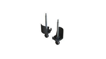 Arrma Shock Shaft, Eyelet and Spring Perch Set Front (2) - ARA330549