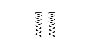Arrma Shock Springs: 120mm 2.54N/mm (22.48lb/in)(2) - ARA330572