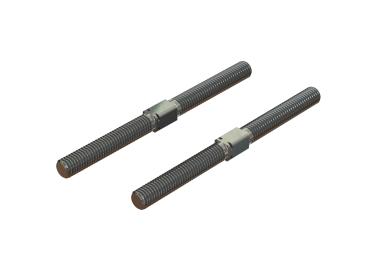 Arrma Steel Turnbuckle M8x105mm Silver (2) - ARA330745