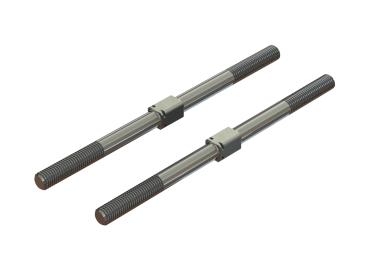 Arrma Steel Turnbuckle M7x130mm Silver (2) - ARA330746