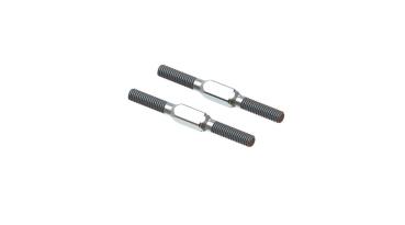 Arrma Steel Turnbuckle M4x45mm Silver (2) - ARA340176