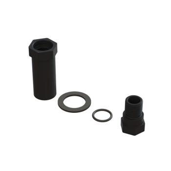 Arrma Aluminum Servo Saver Hub Set Black - ARA340187