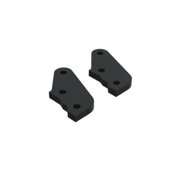 Arrma Aluminum Steering Plate Black (2) - ARA340188