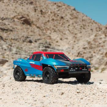 Arrma 1/10 FURY 223S DSC 2WD RTR Brushless Short Course Truck RC-Offroad Car, Blue - ARA3521T1