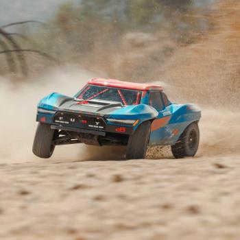 Arrma 1/10 FURY 223S DSC 2WD RTR Brushless Short Course Truck RC-Offroad Car, Blue - ARA3521T1