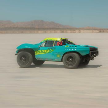 Arrma 1/10 FURY 223S DSC 2WD RTR Brushless Short Course Truck Offroad RC-Car, Green - ARA3521T2